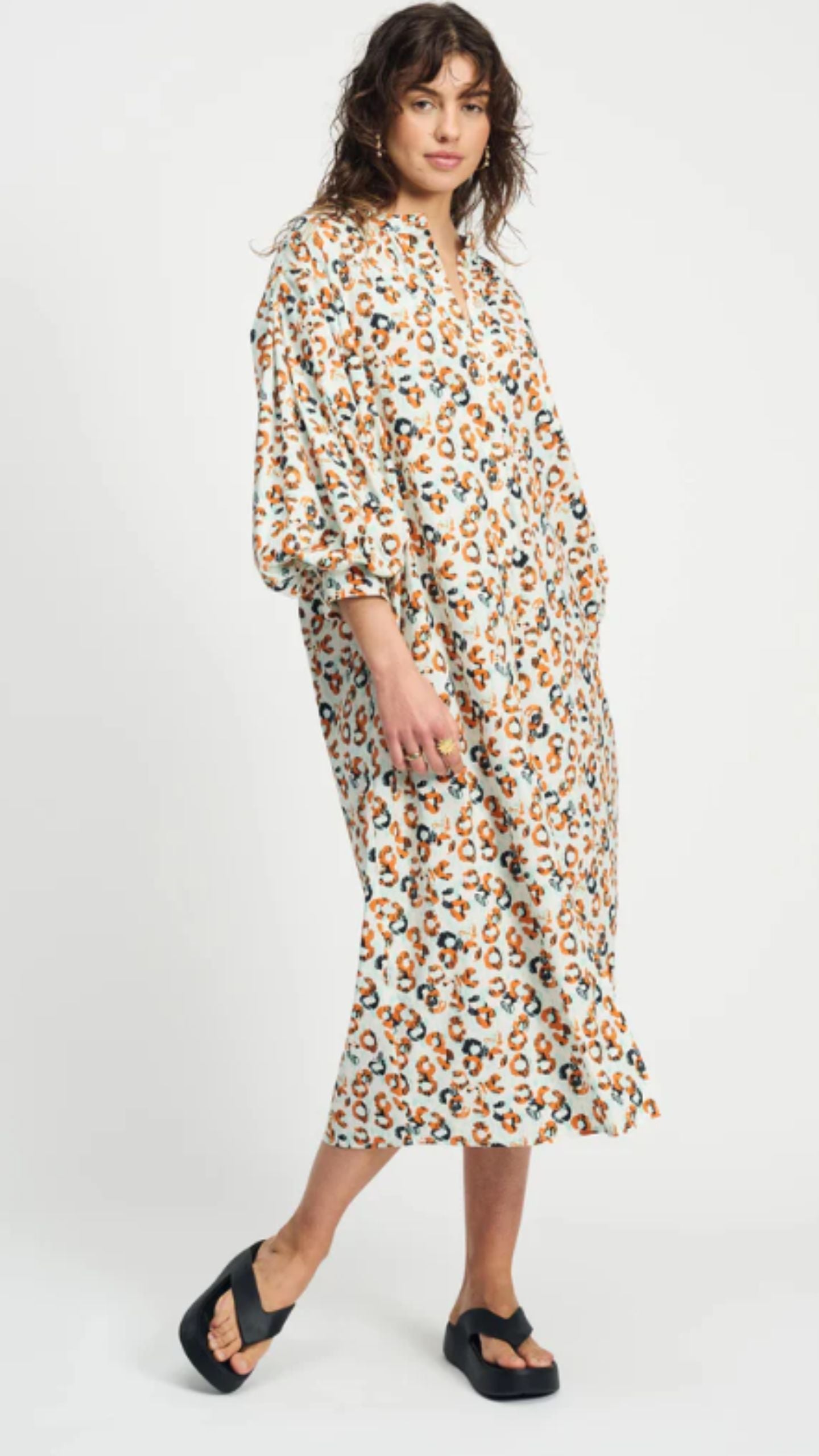 Leopard Lush Poplin Dress
