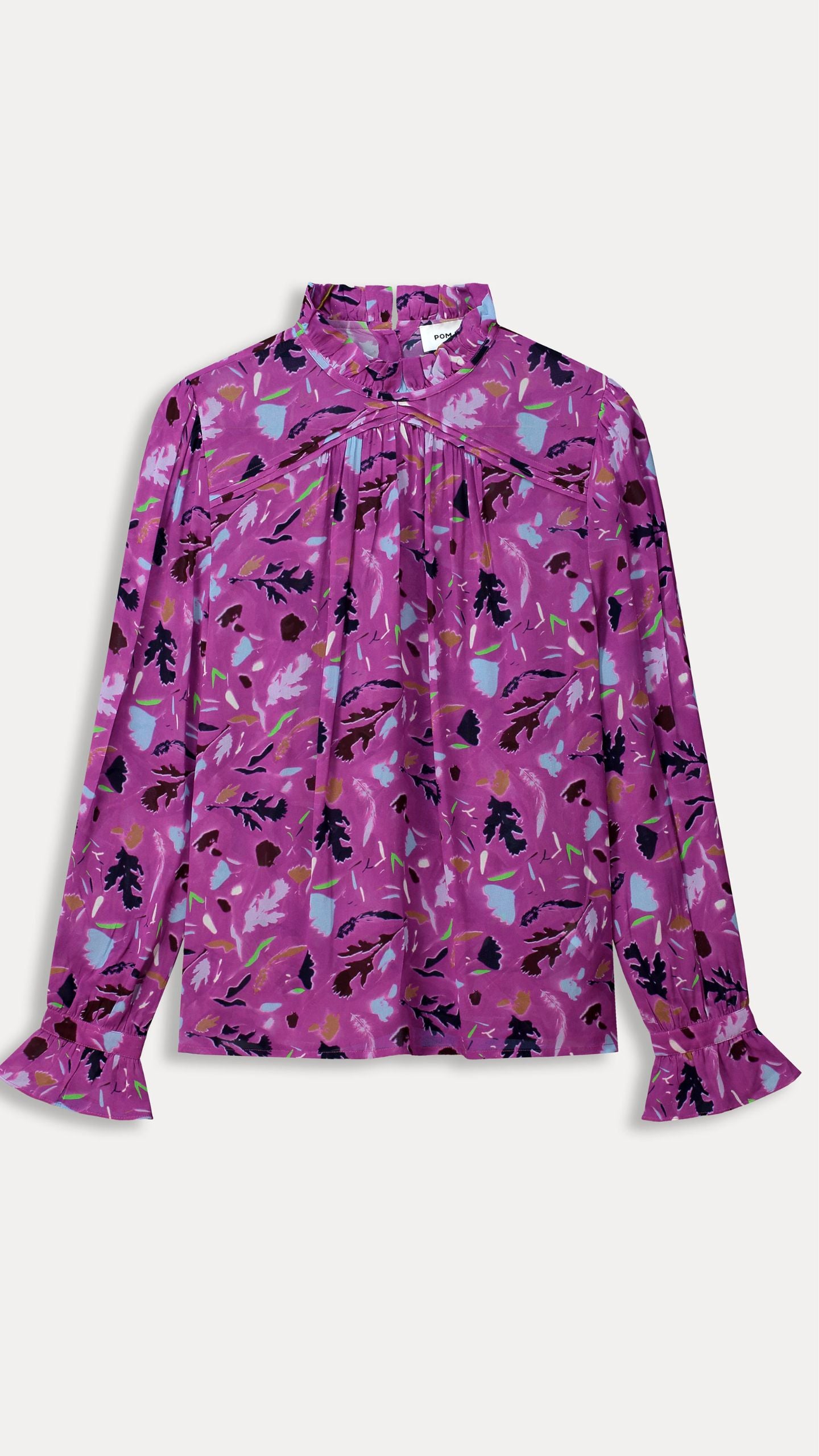 POM Frill neck top
