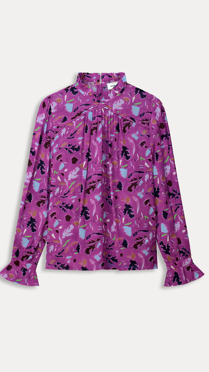 POM Frill neck top