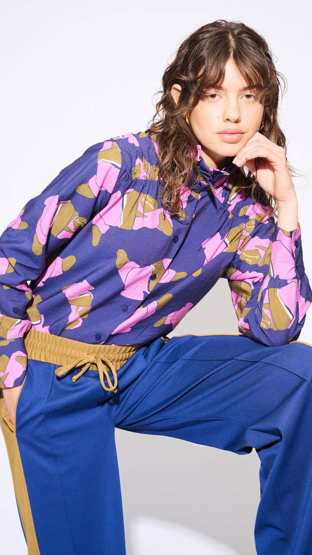 Colourblock Pants