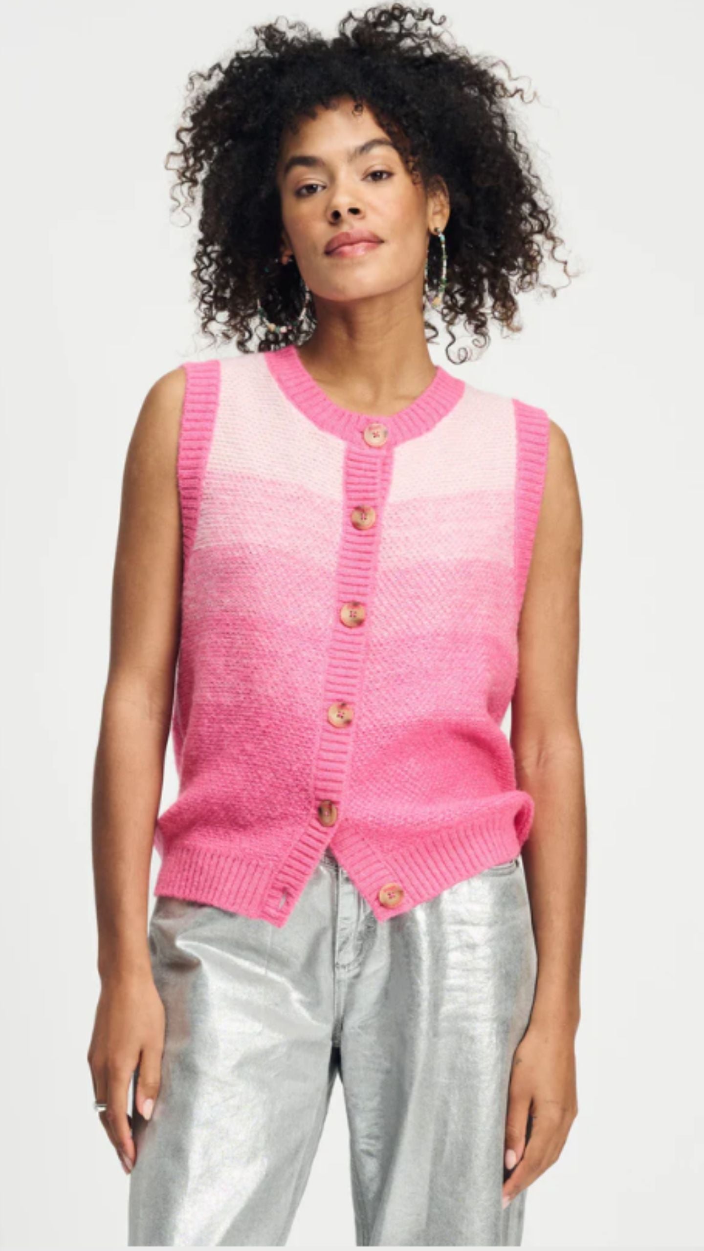 Vest - Gradient Raspberry