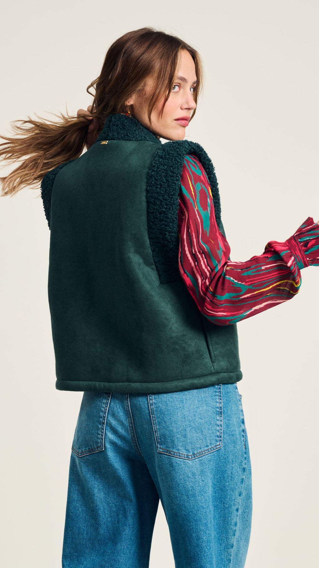 POM Frill neck top