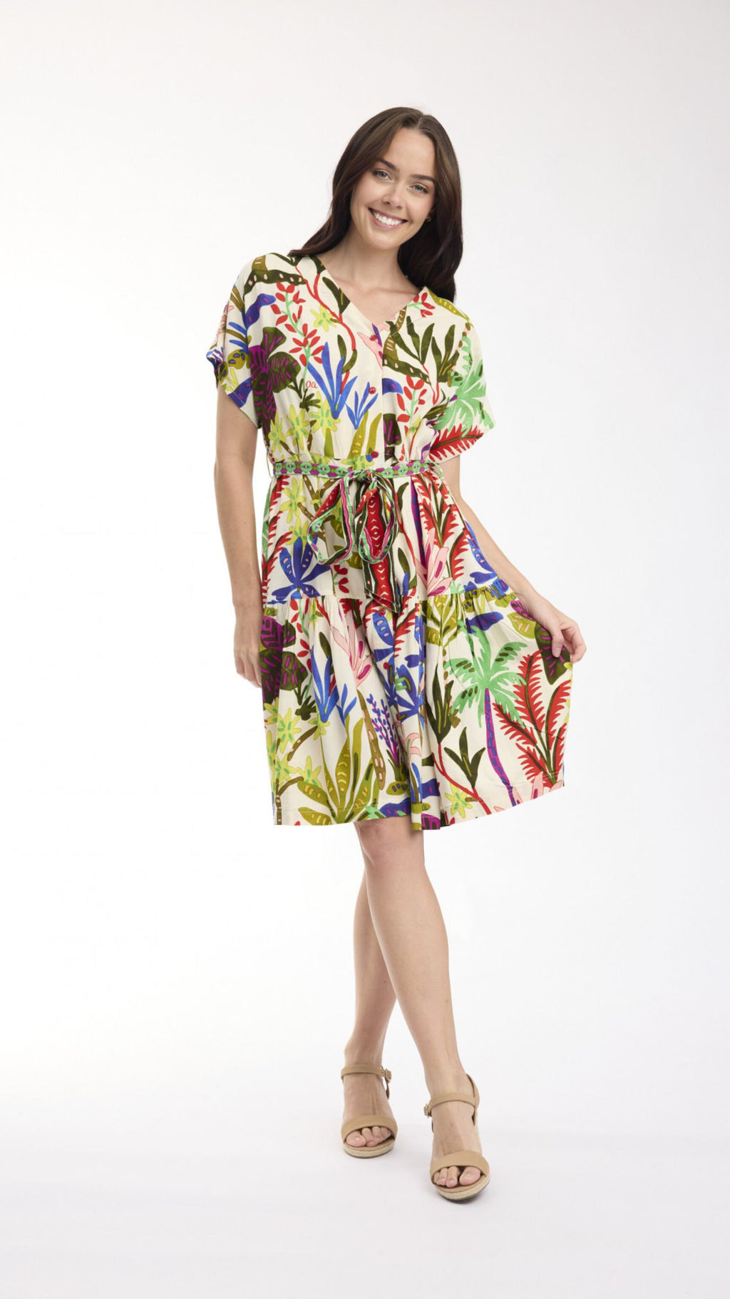 Paloma Dress V Neck short