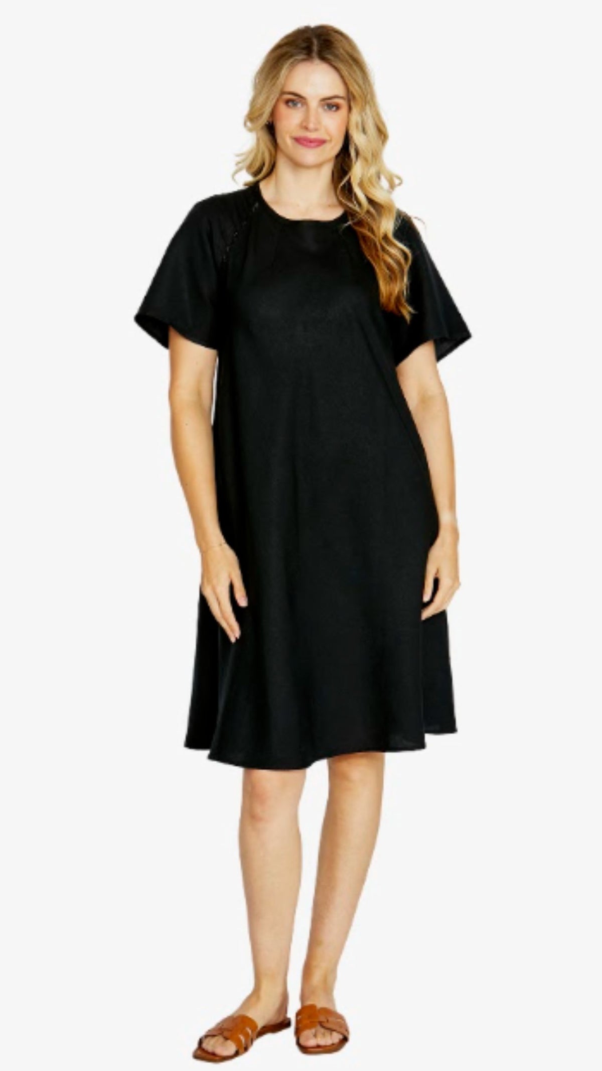 Harper Ladder Trim Shift Dress