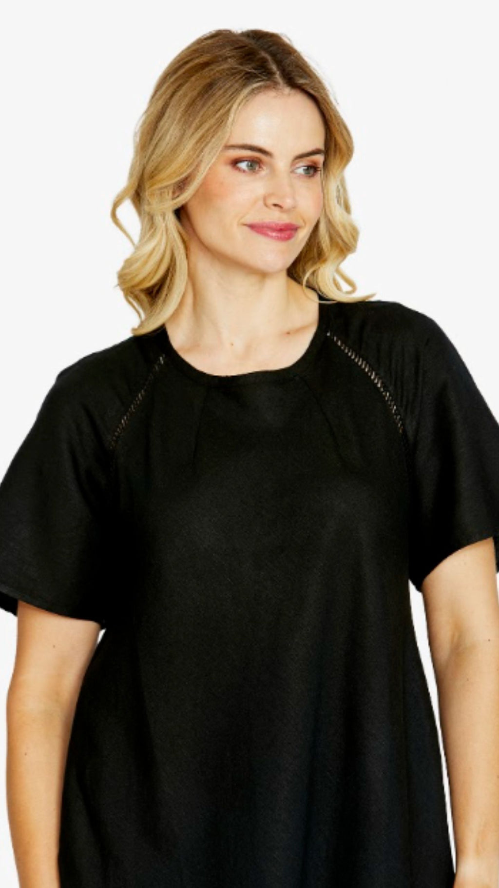 Harper Ladder Trim Shift Dress