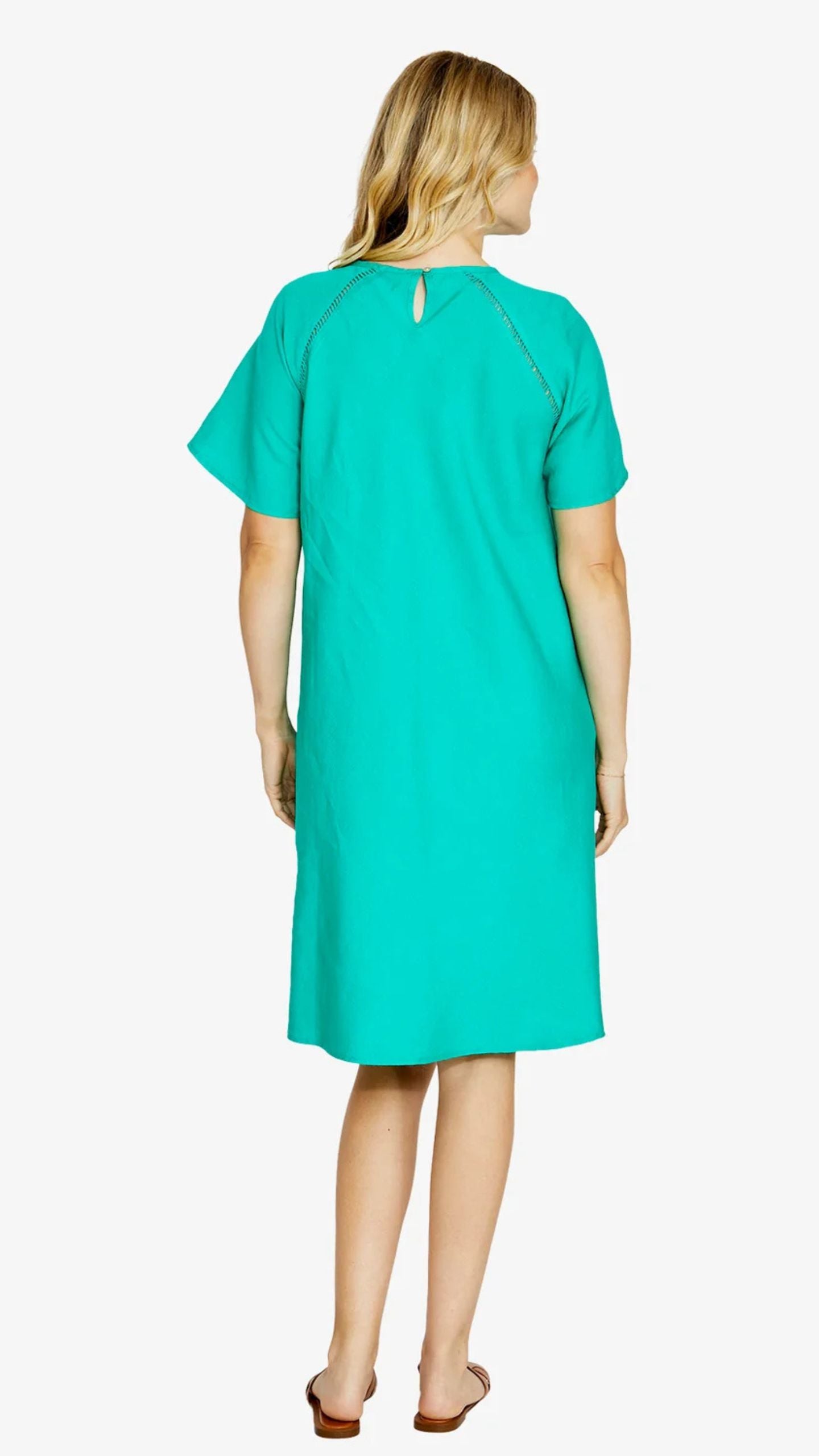 Harper Ladder Trim Shift Dress