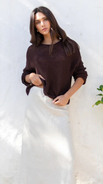 Dawn Crochet Knit Jumper
