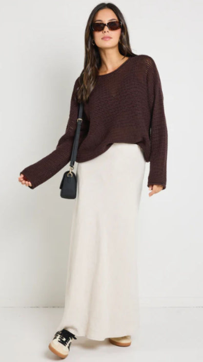 Dawn Crochet Knit Jumper