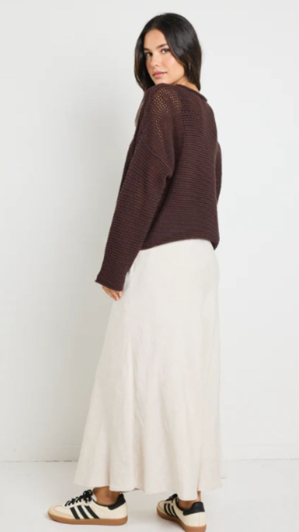Dawn Crochet Knit Jumper