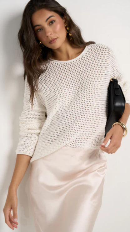Dawn Crochet Knit Jumper