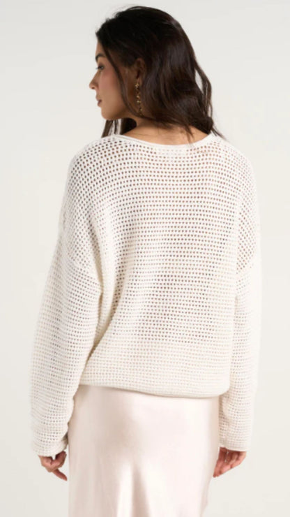 Dawn Crochet Knit Jumper