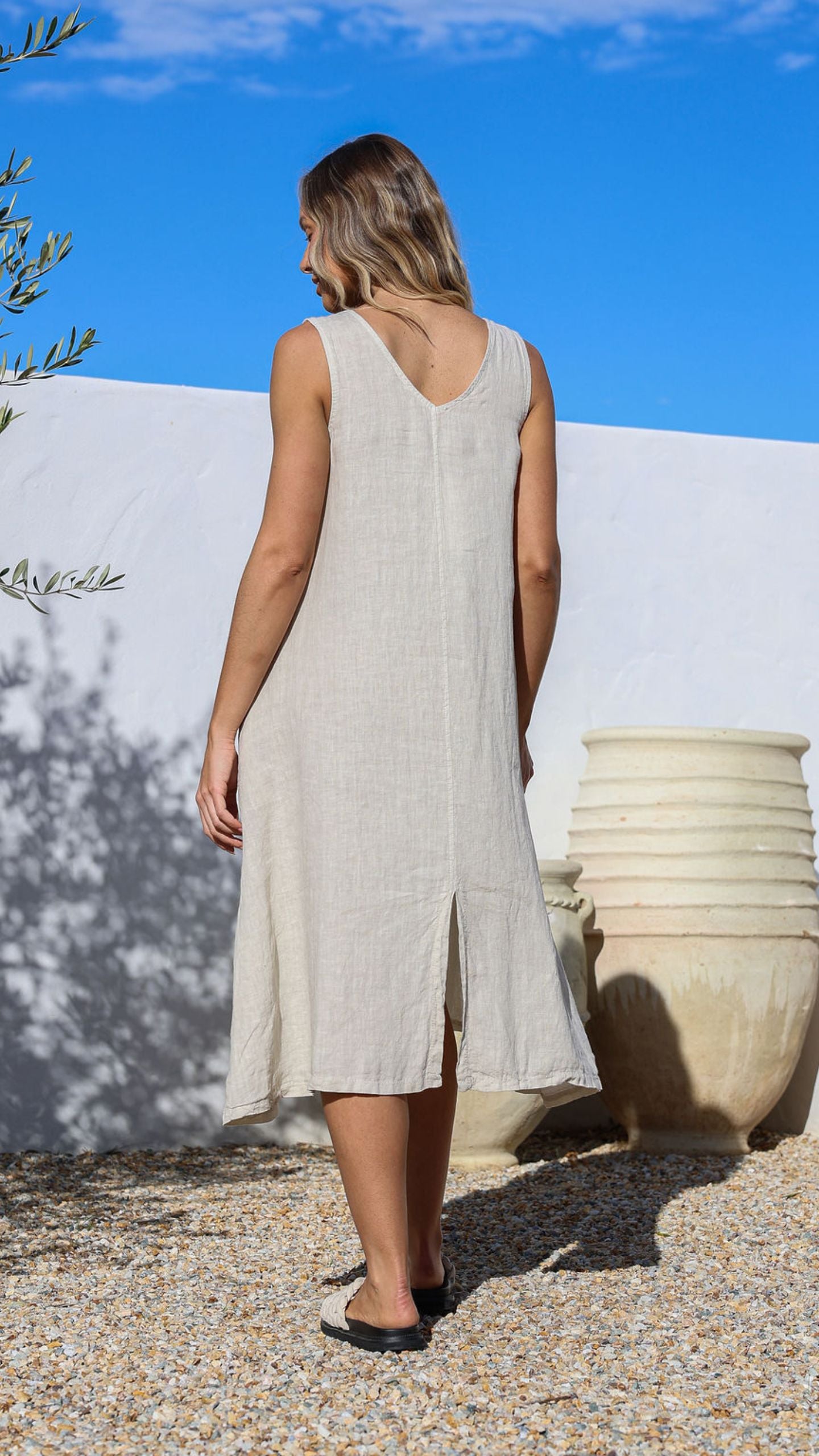 Scolla Linen Dress