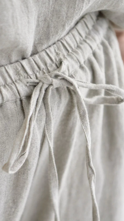 Fundamental Wide Leg Linen Pant
