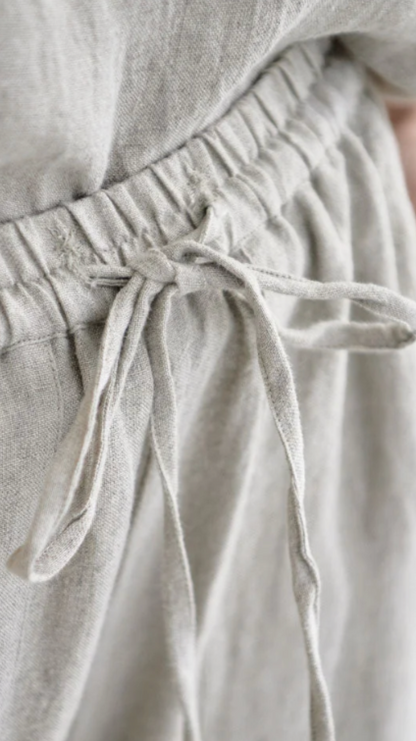 Fundamental Wide Leg Linen Pant