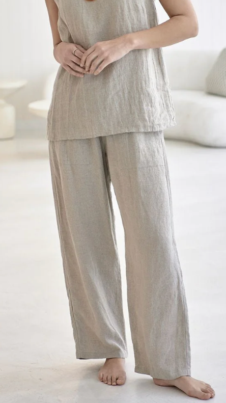 Fundamental Wide Leg Linen Pant