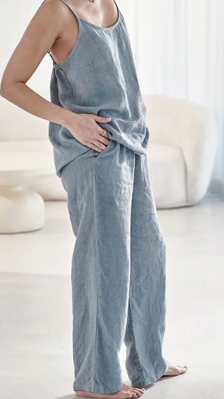 Fundamental Wide Leg Linen Pant