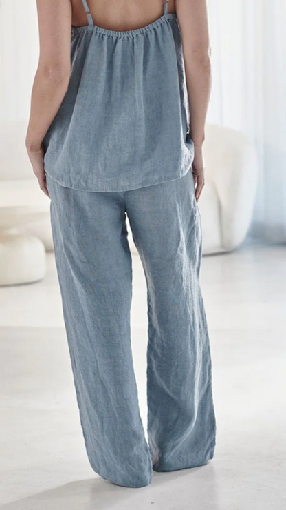 Fundamental Wide Leg Linen Pant