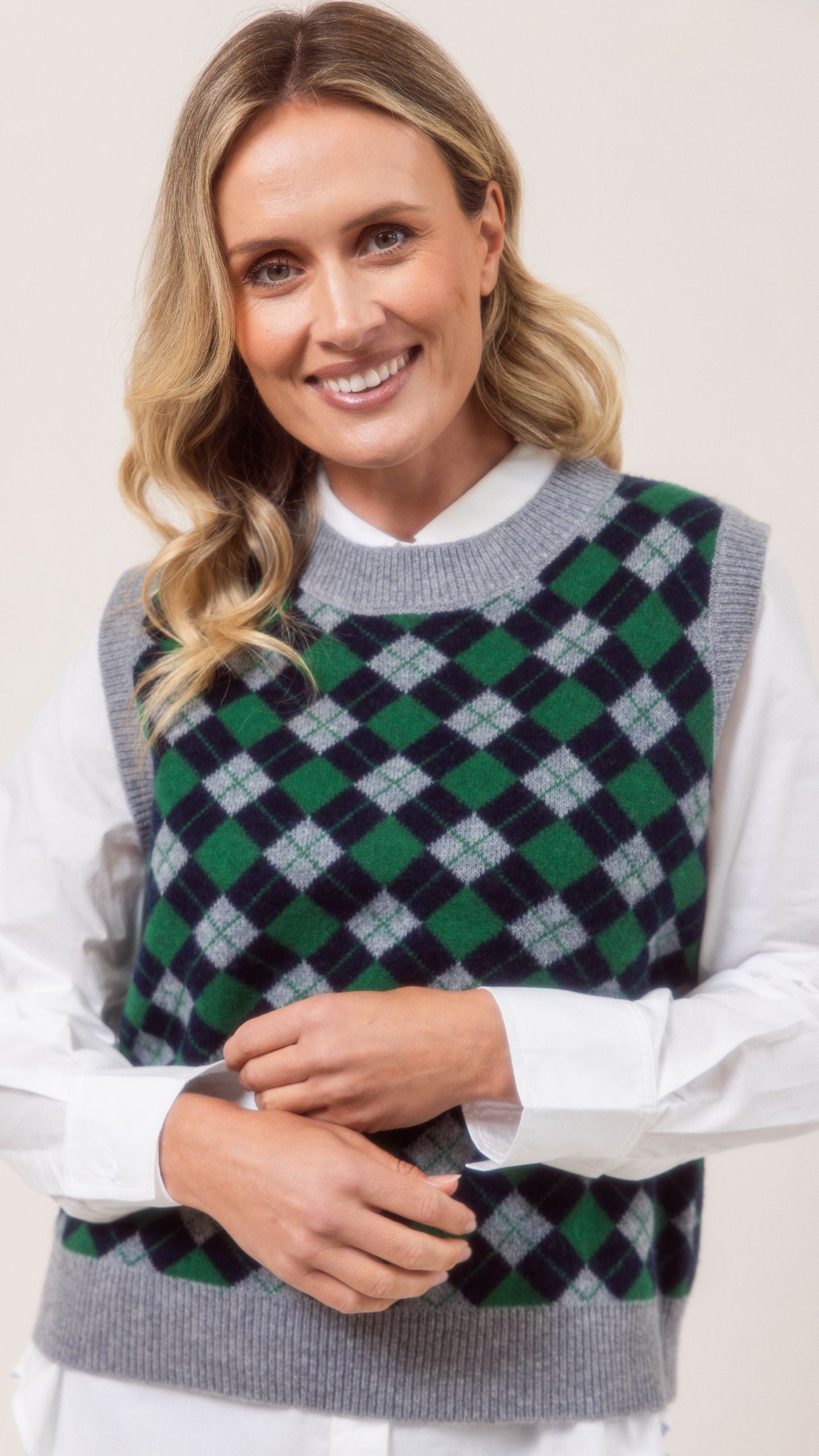 Argyle Vest
