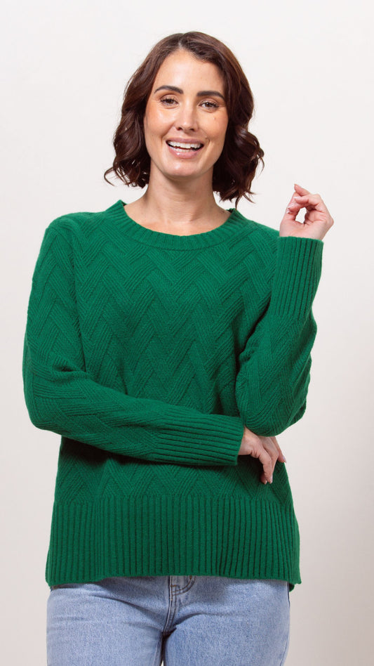 Lattice Knit Sweater