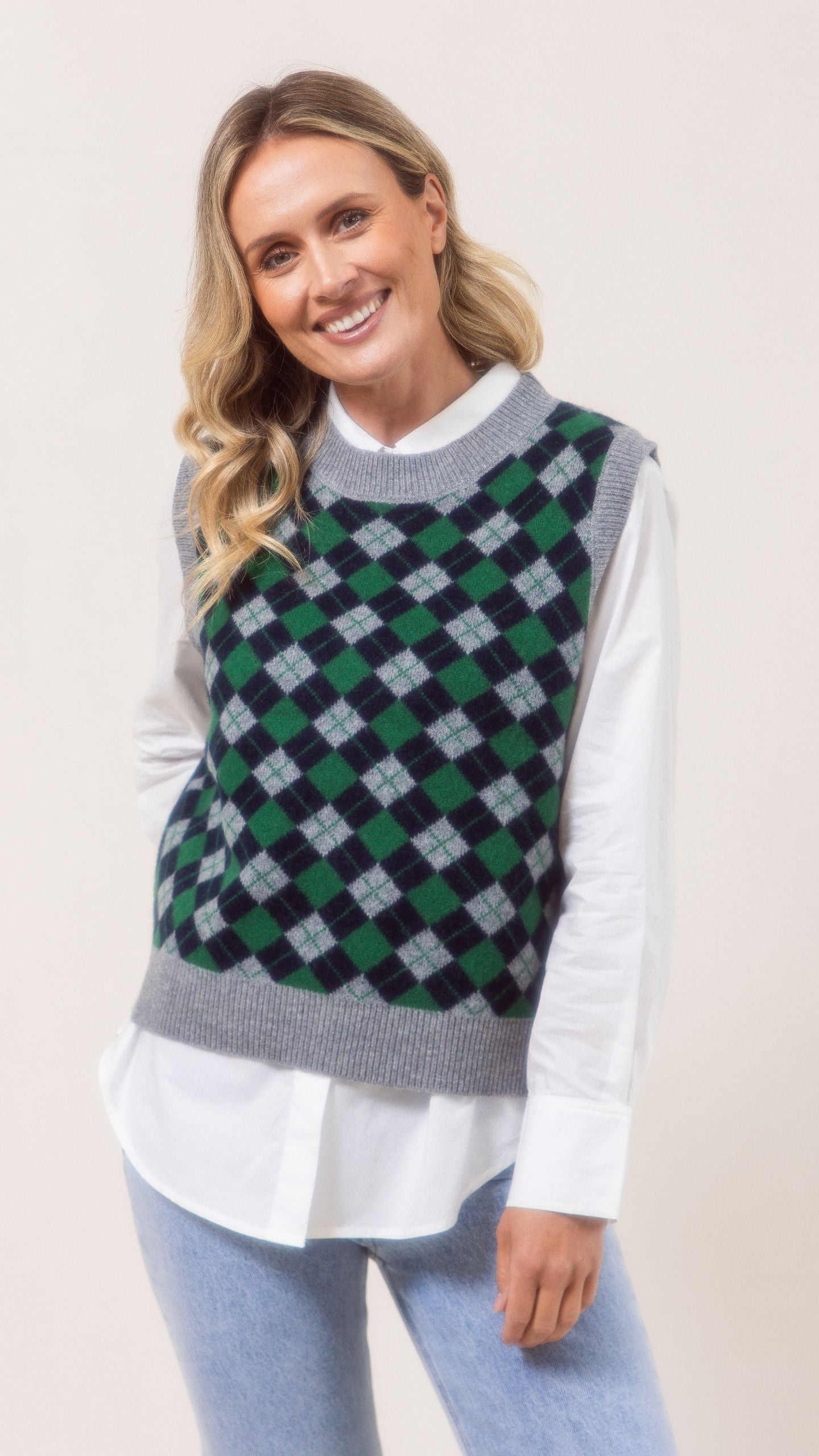 Argyle Vest