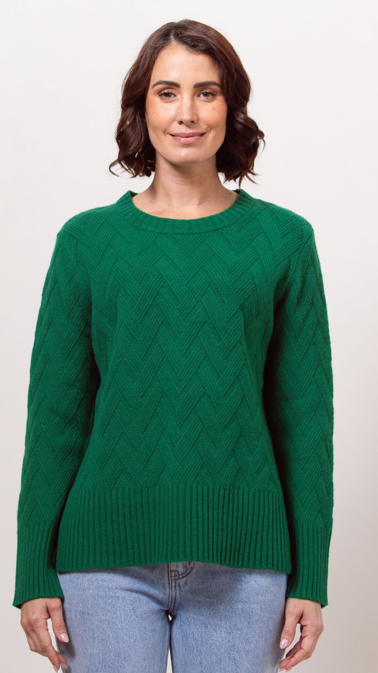 Lattice Knit Sweater
