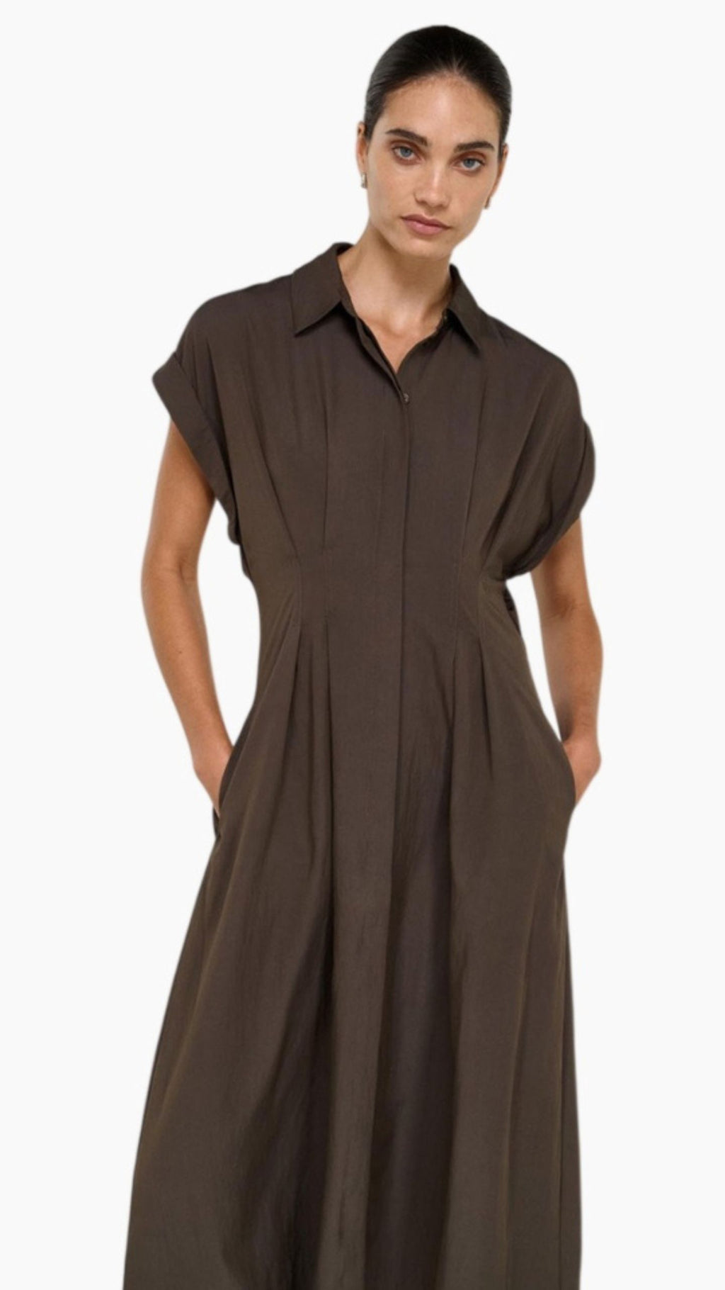 Lucienne Midi Shirt Dress