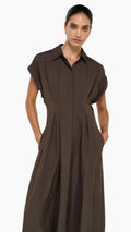 Lucienne Midi Shirt Dress