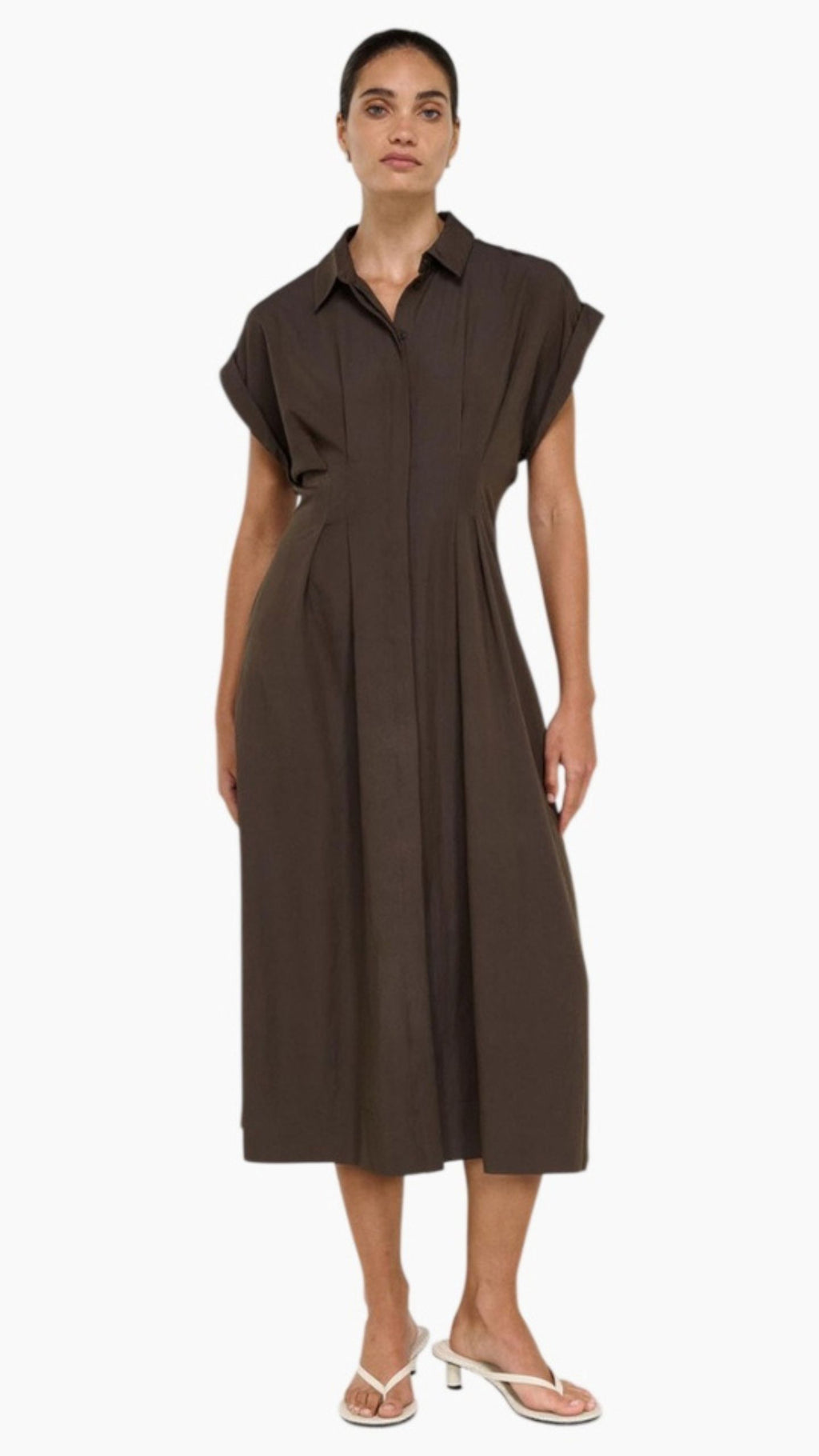 Lucienne Midi Shirt Dress