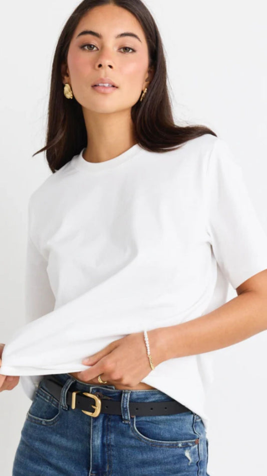 Street Crew Neck Short Sleeved Boxy Tee