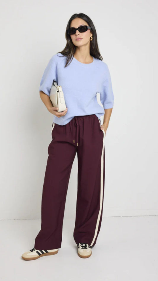 Townie Side Stripe Elastic Waist Pants