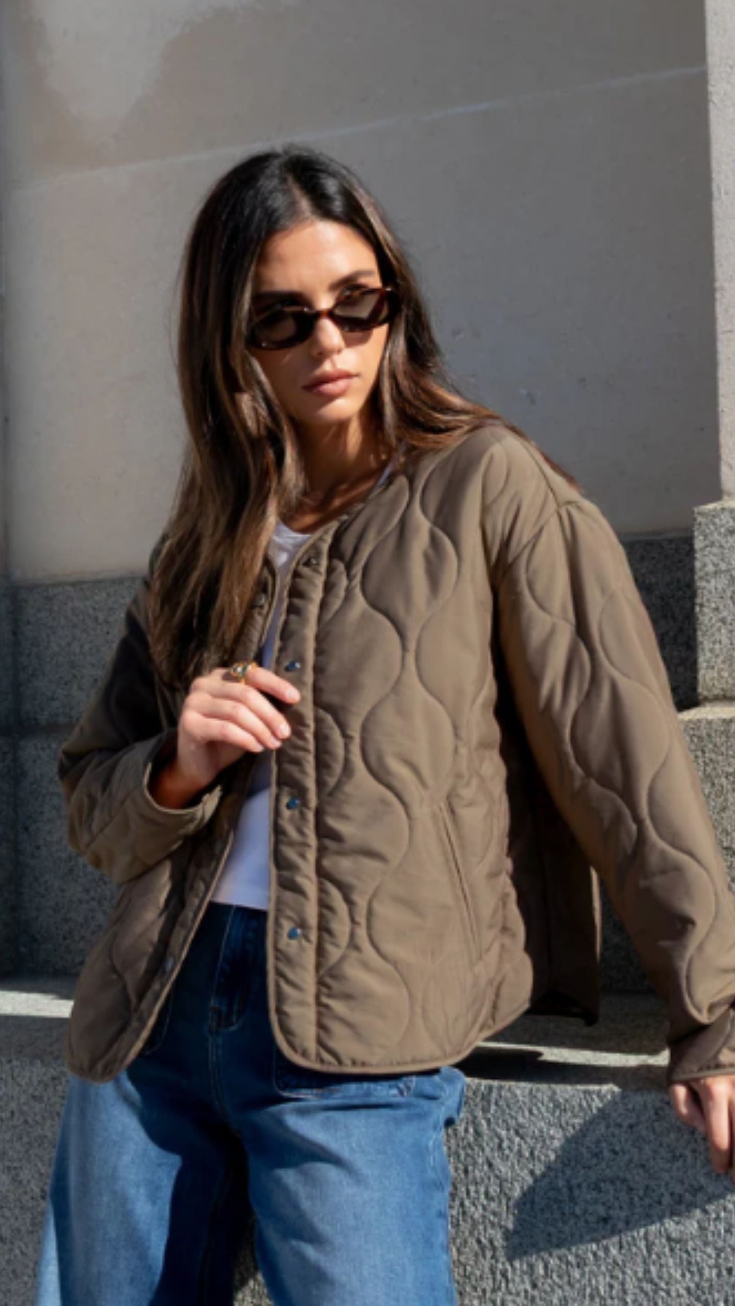 Apex Collarless Puffer Jacket