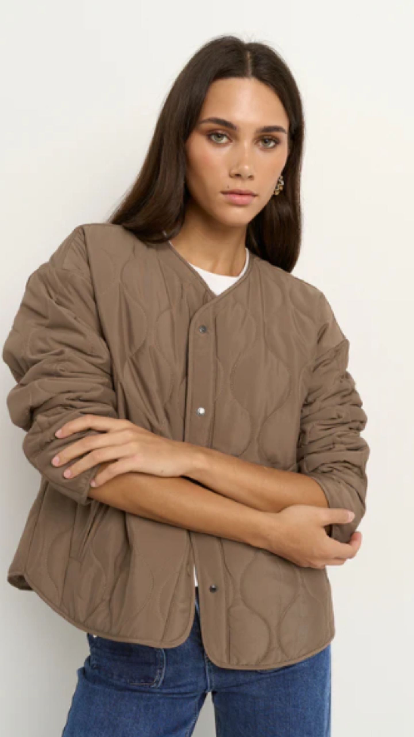 Apex Collarless Puffer Jacket
