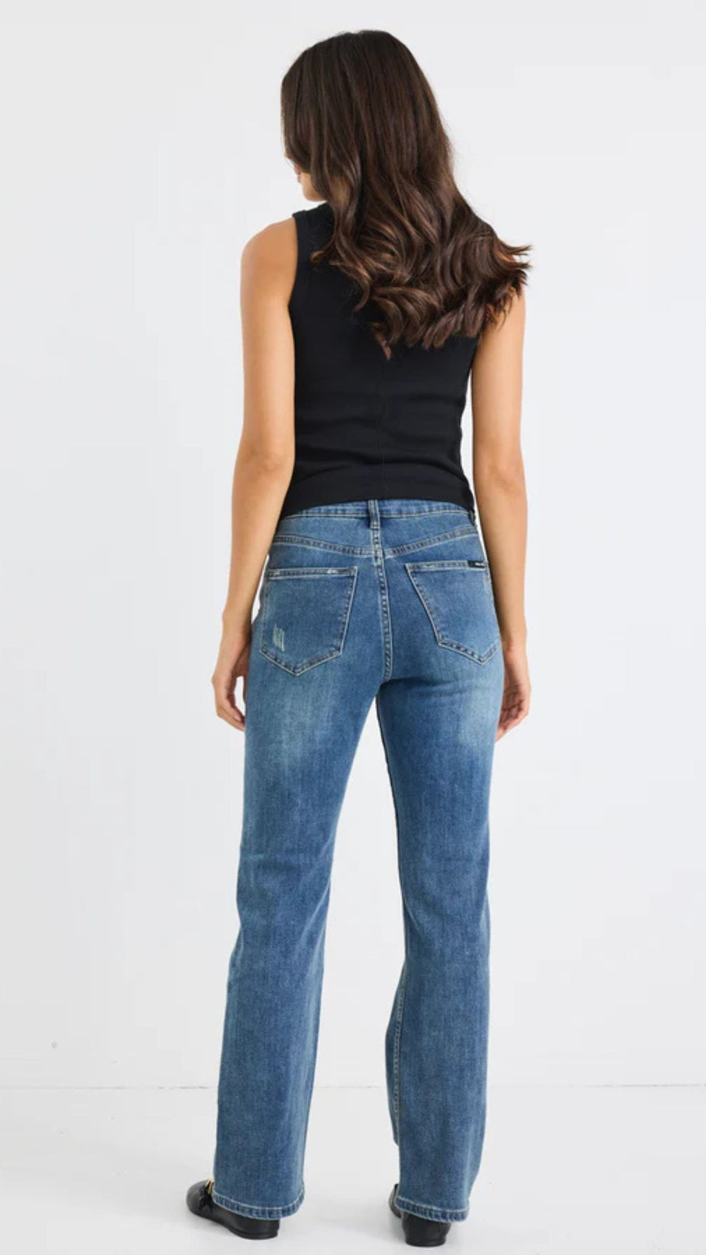 Farah High Rise Soft Flare Jean