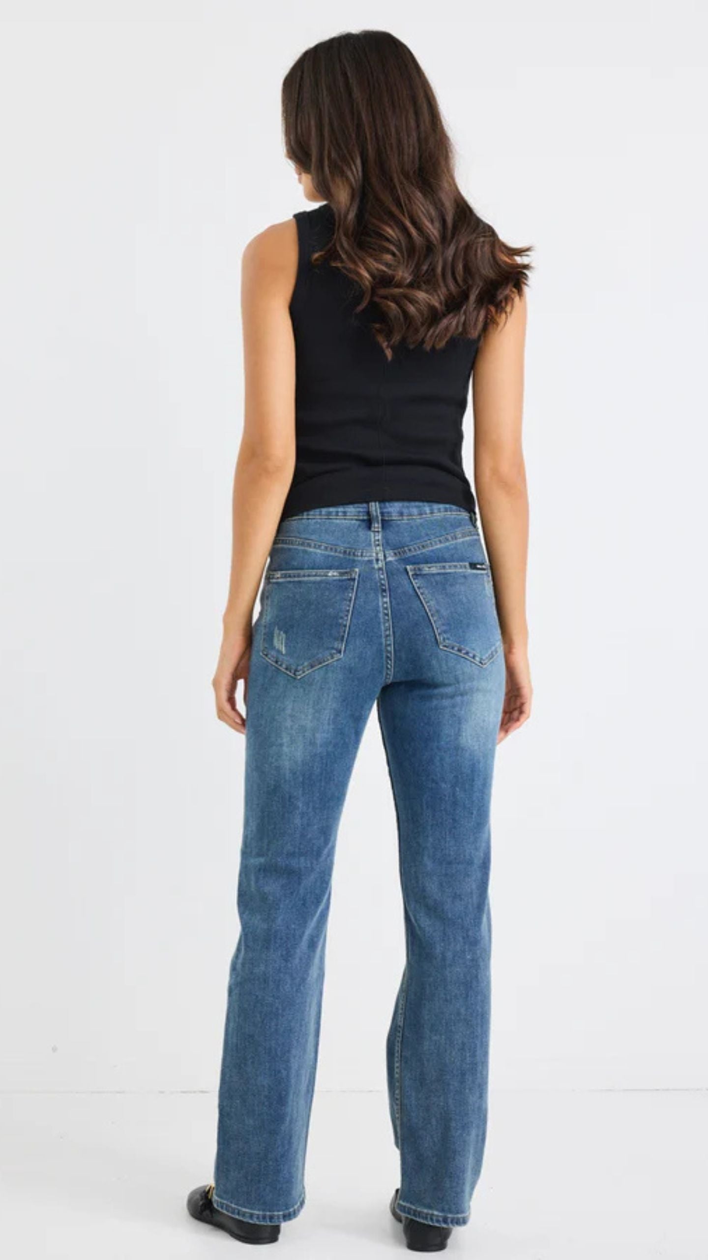 Farah High Rise Soft Flare Jean