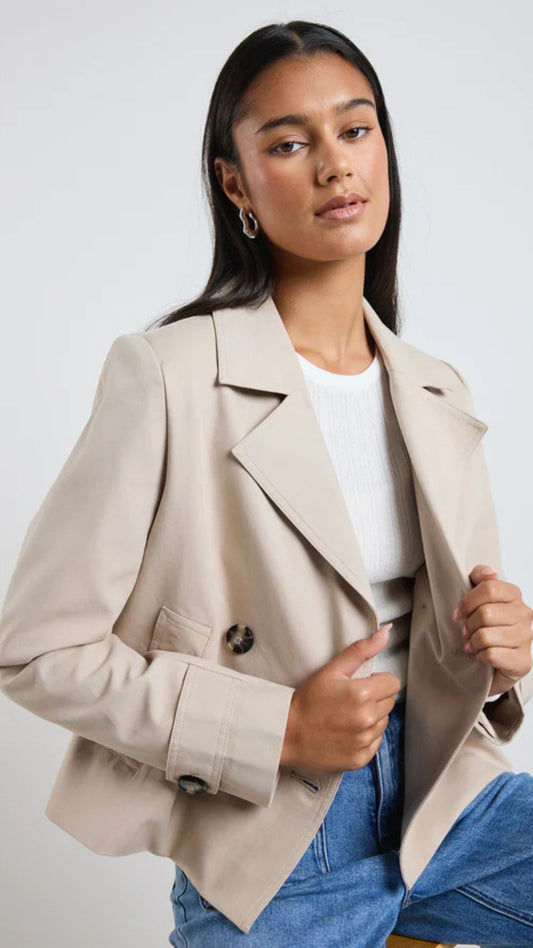 Pathway  Cropped Trench Jacket