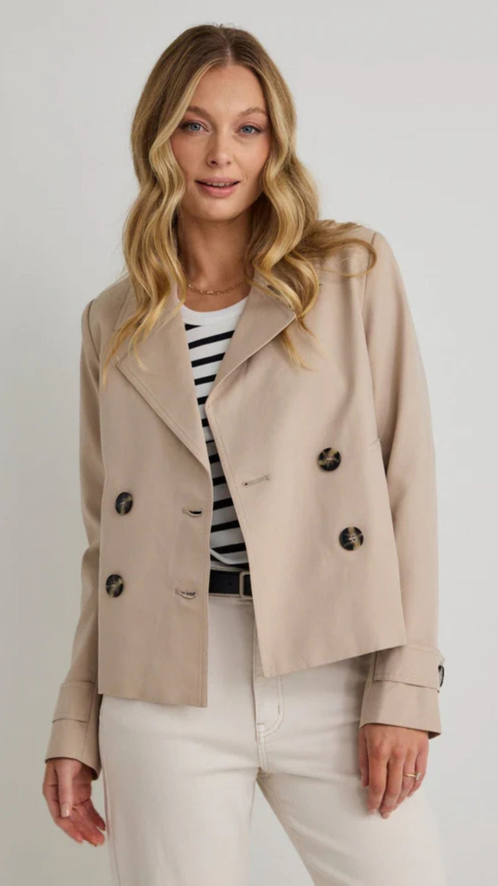 Pathway  Cropped Trench Jacket