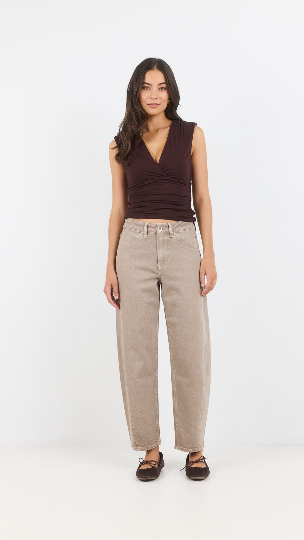 Idolise Stretch Soft Barrel Jean