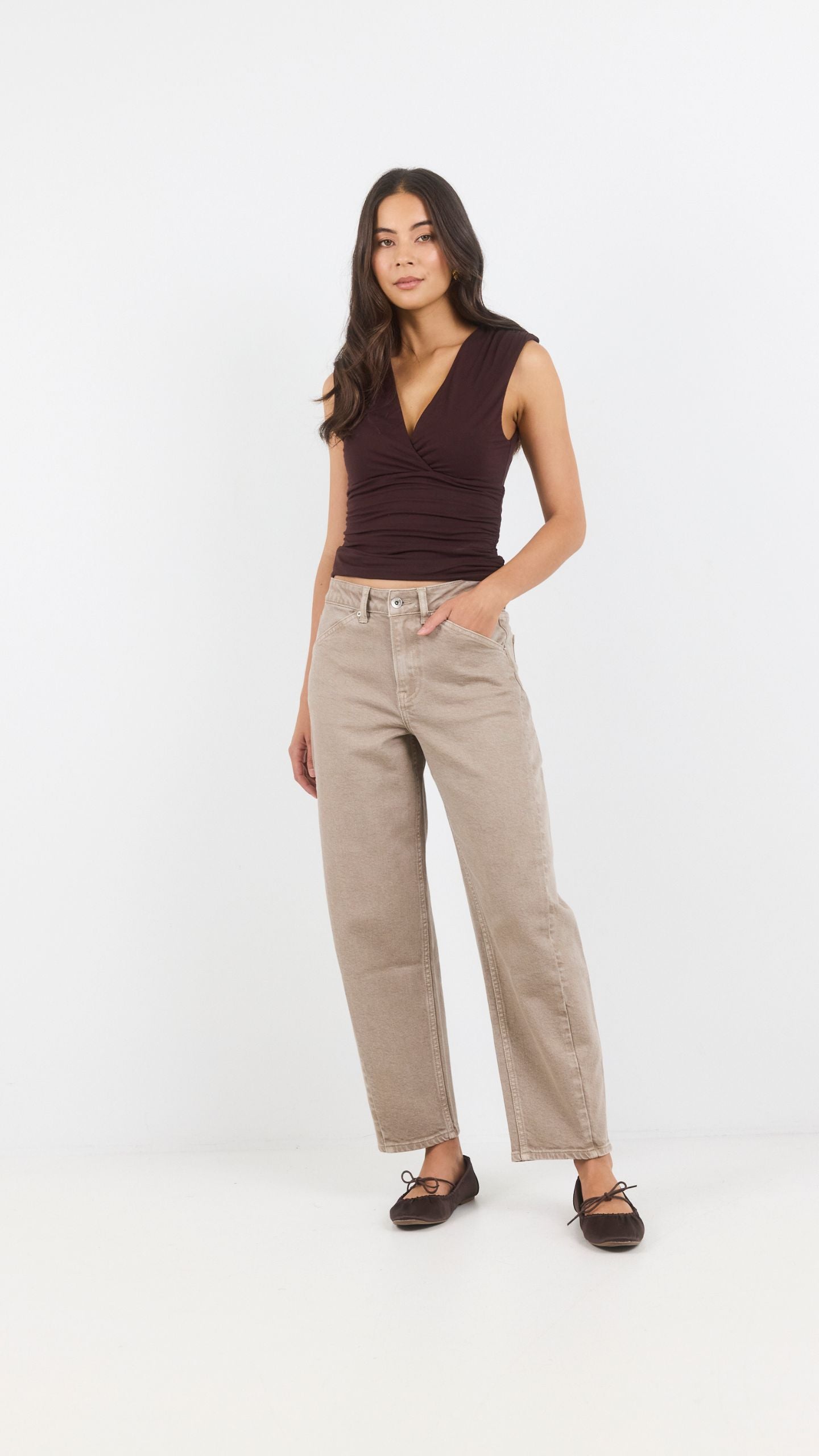 Idolise Stretch Soft Barrel Jean