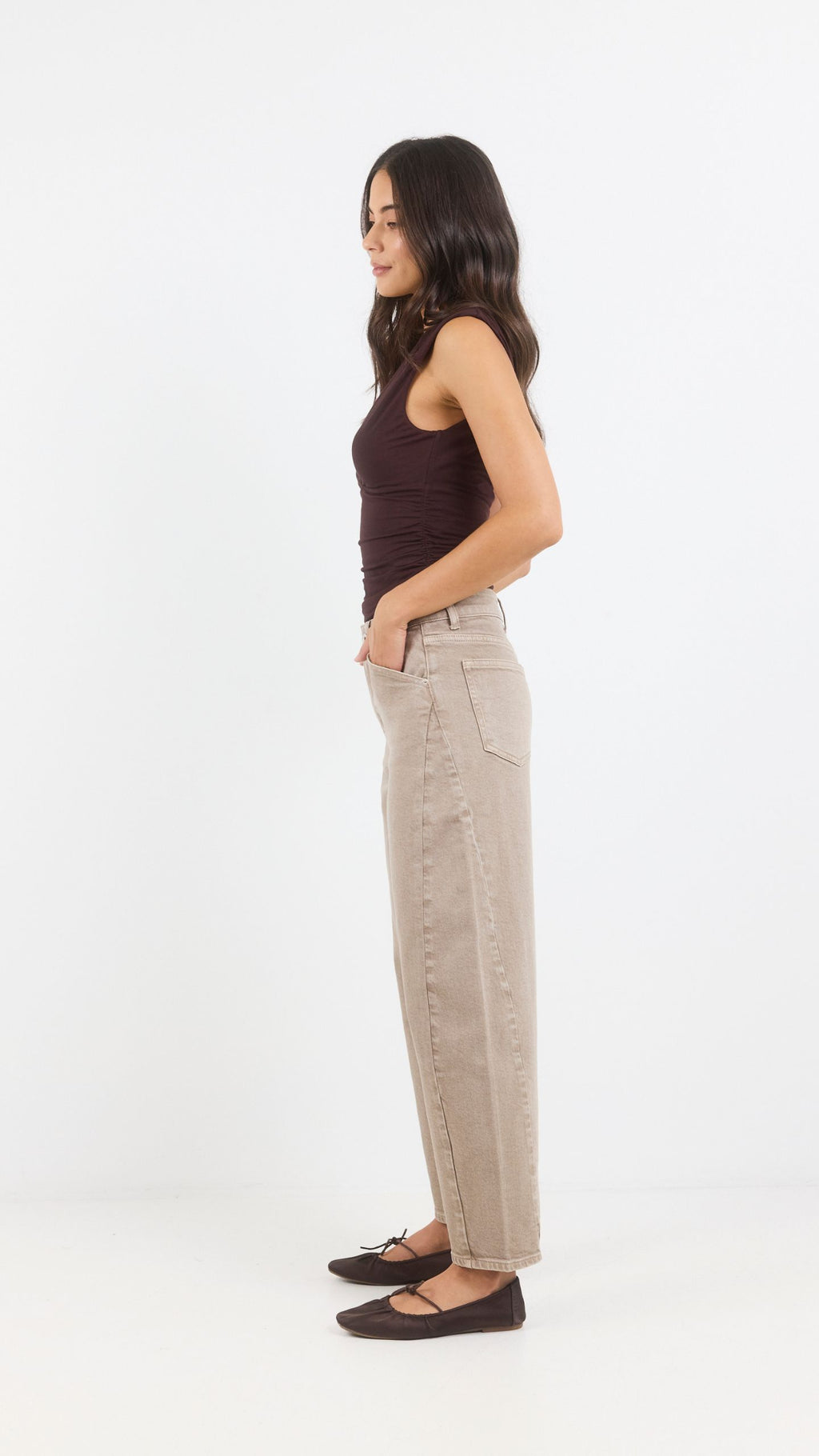 Idolise Stretch Soft Barrel Jean