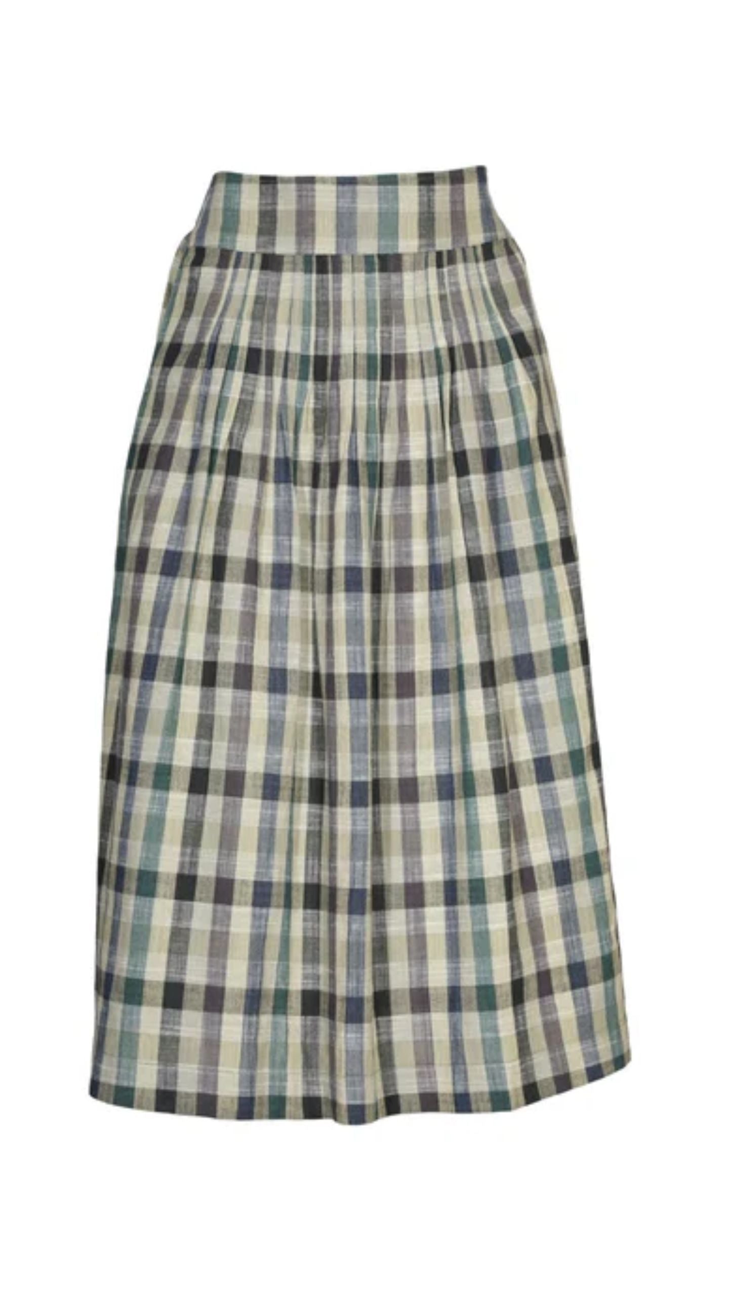 Tangier Plaid Skirt
