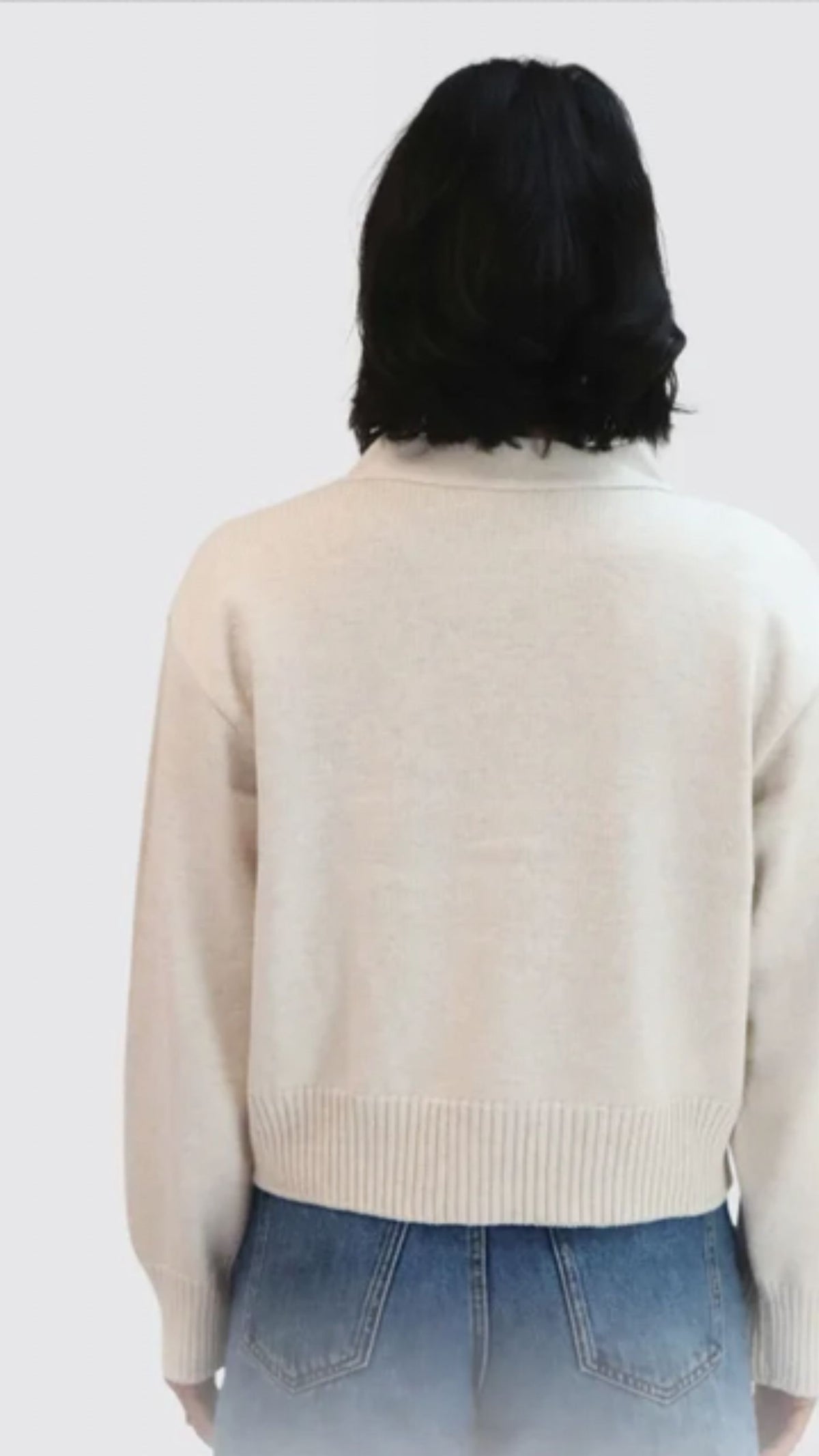 Contrast Cardi