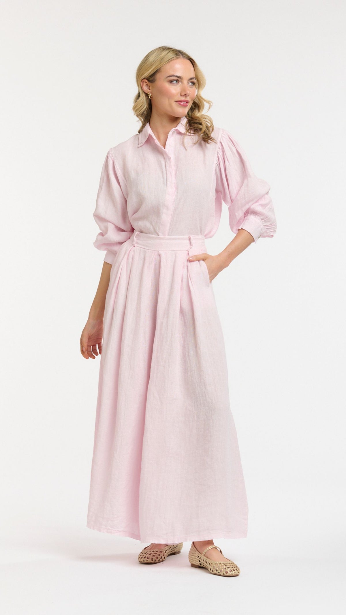Linen Wide Pants