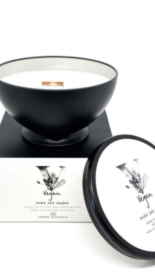 Vegan Geranium & Sage Candle 280gm