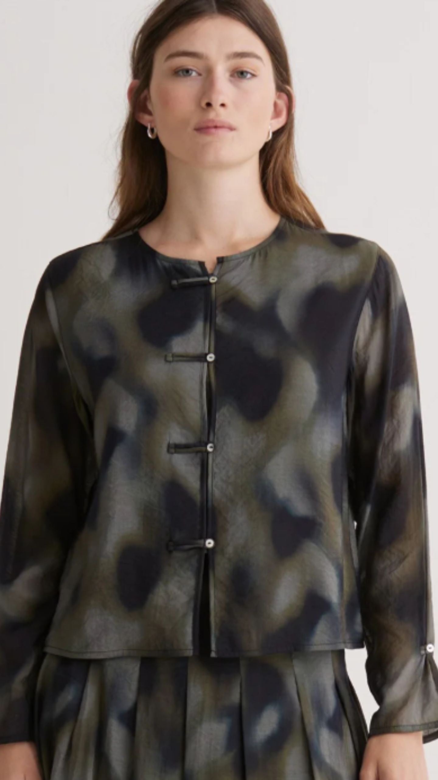 Multi Colour Thin Print Blouse