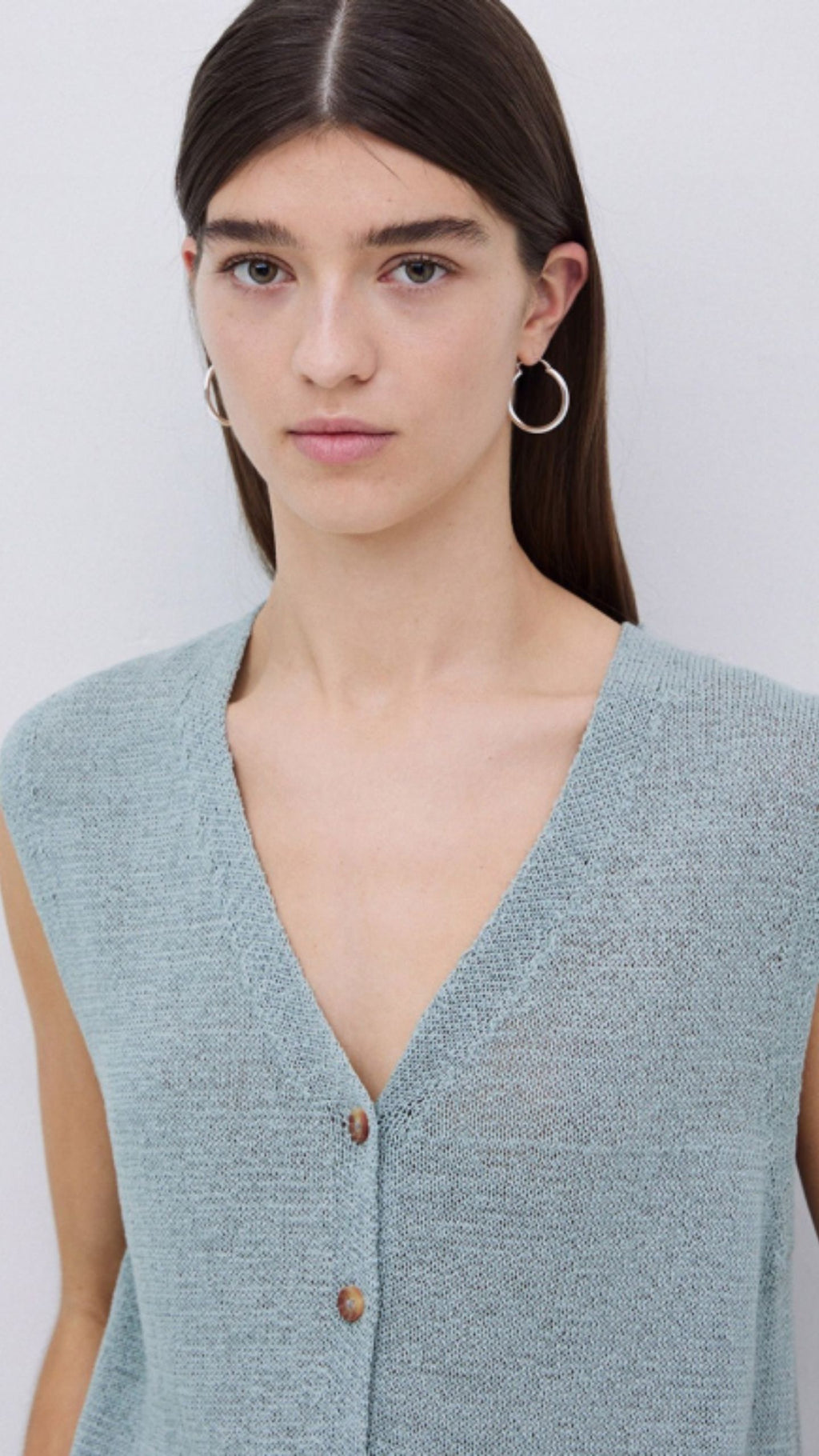 Button Front Vest