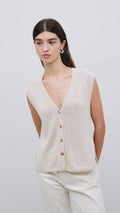Button Front Vest
