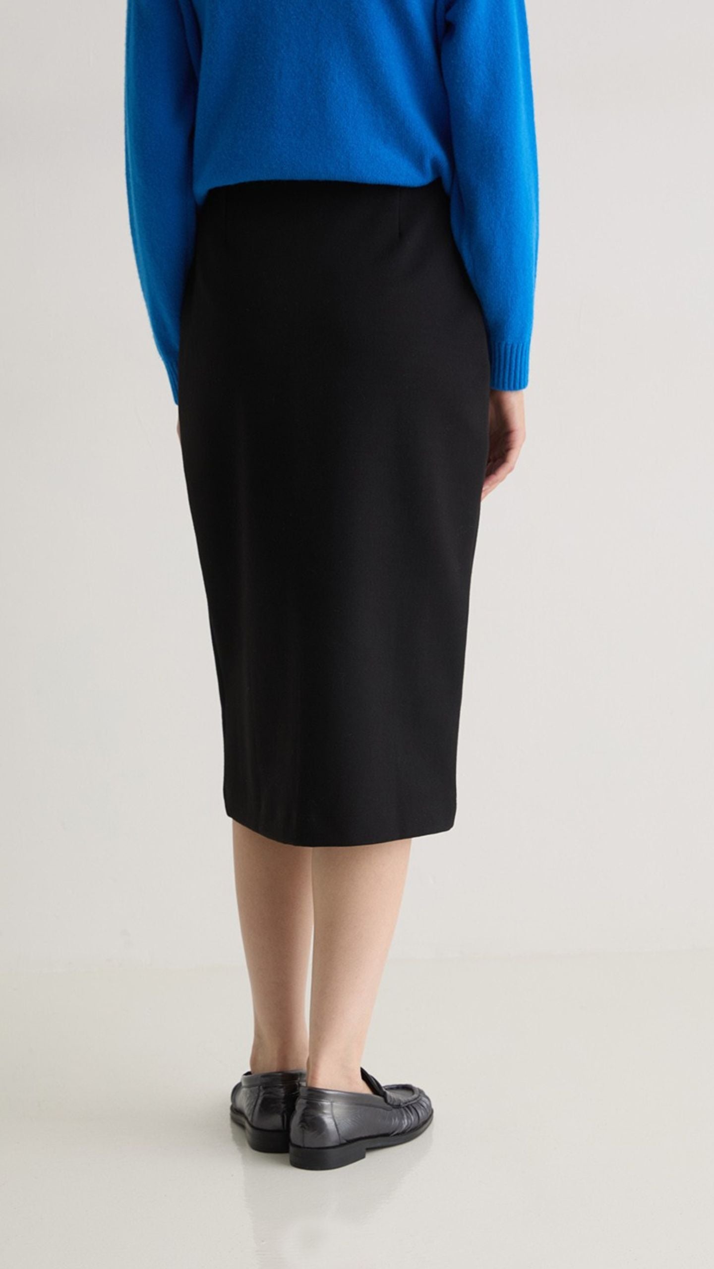 Pencil Skirt with Front Split