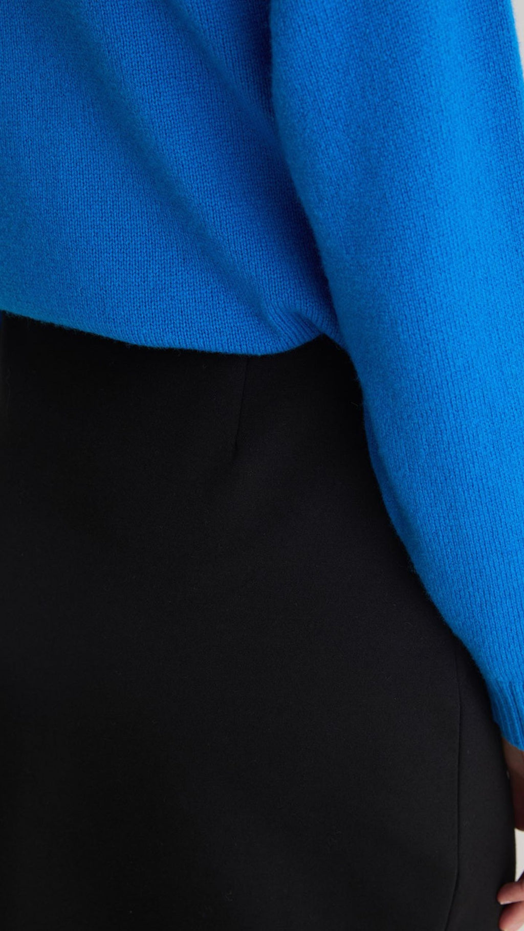 Pencil Skirt with Front Split