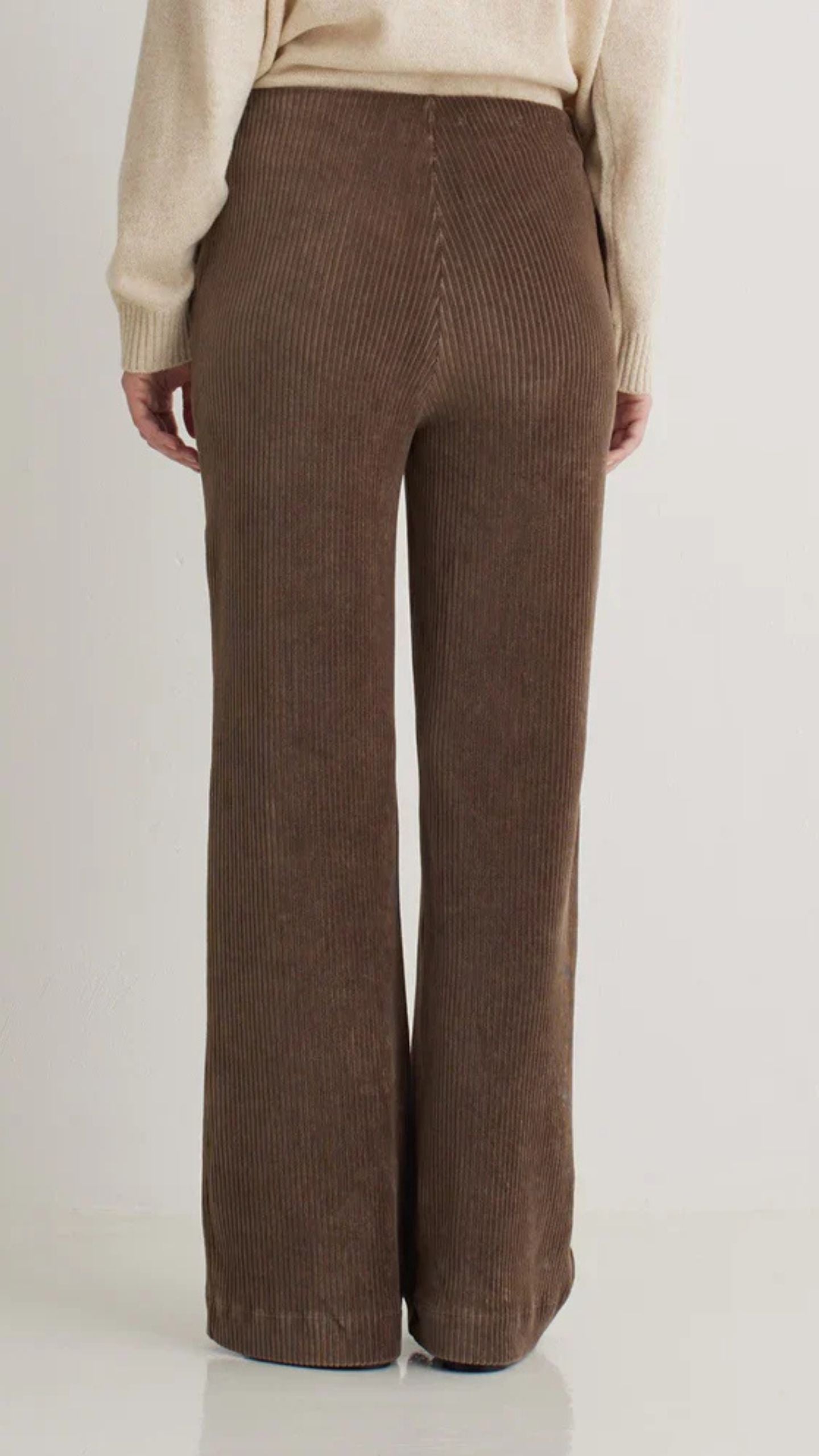 Wide Leg Cord Trousers