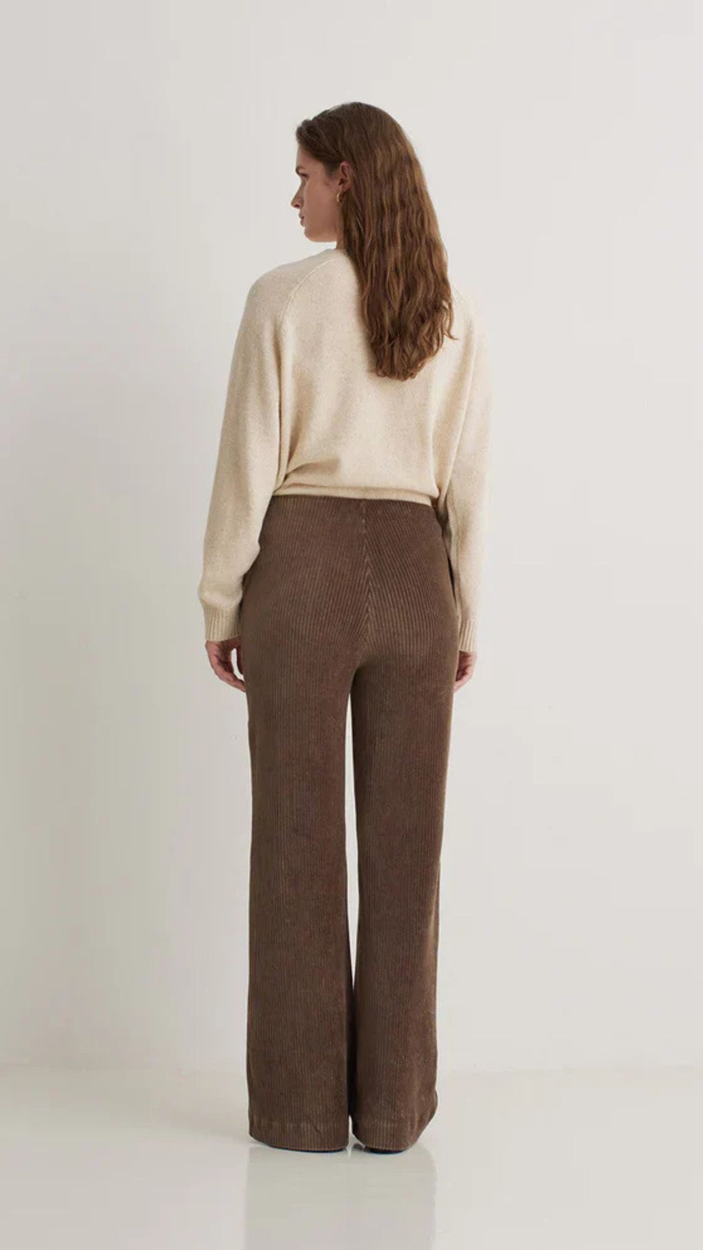 Wide Leg Cord Trousers